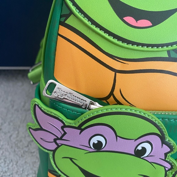 Teenage Mutant Ninja Turtles TMNT Squad (All 4 Turtles) Loungefly Backpack - Picture 6 of 12